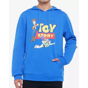 Vintage Distressed Men's Disney Pixar Toy Story Hoodie M